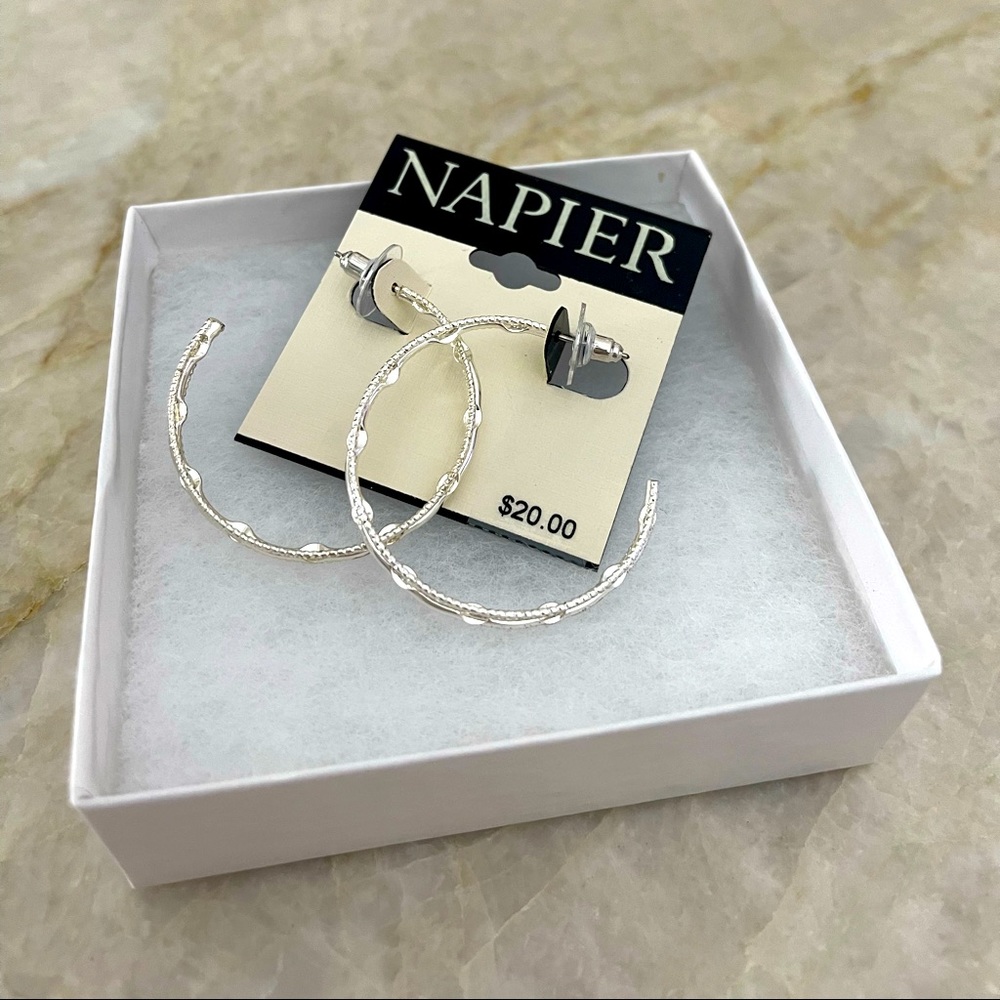 Napier hoop earrings